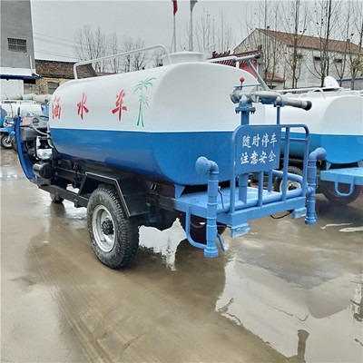 五征2立方小型三轮洒水车价格与工厂之道 多功能抑尘雾炮在养护管理工程中的价值