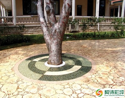 上海契诗压模地坪与生态透水地坪 厂家直销，打造绿色景观新选择